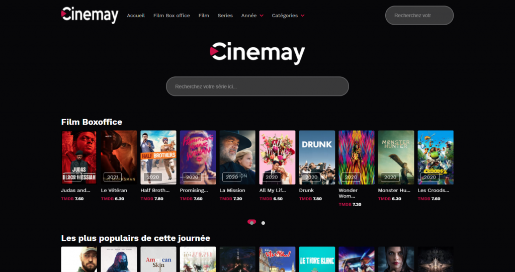 cinemay homepage